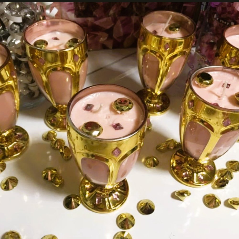 Heavenlee-Scent, high quality pink candles